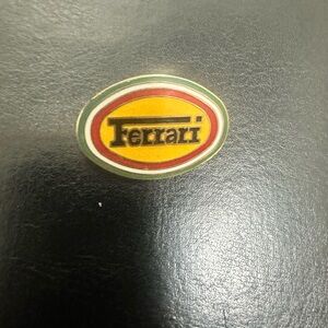 Vintage Ferrari Logo Pin